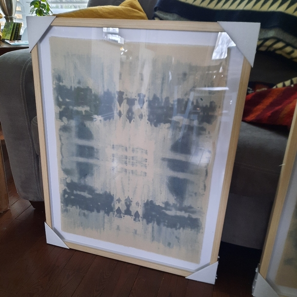 🍂SALE🍂 NWT 2pk 30"×24" Threshold Framed Artwork under Plexi - Picture 4 of 10